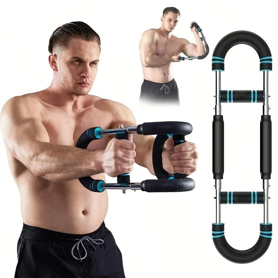 Twister Arm Trainer Arm Exerciser 60-110Lb,Adjustable Chest Expander Portable Power Twister, Arm and Chest Exerciser, Home Fitness Upper Body Workout Tool